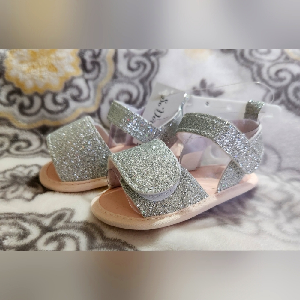 Size 2, 6-9 month baby girls sandals